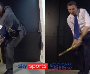 Nasser Hussain & Michael Atherton bat like Don Bradman