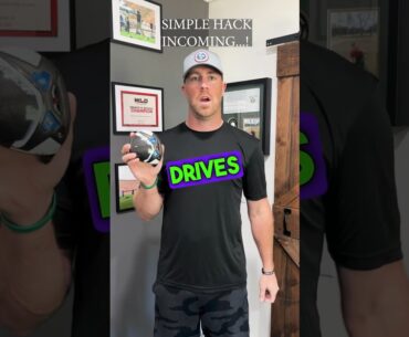 ⛳️Straighten your driver w/o a swing change by adding or removing weight! Fix that open club face