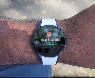 A quick look at Smart Caddie for Galaxy Watch 5 Golf Edition