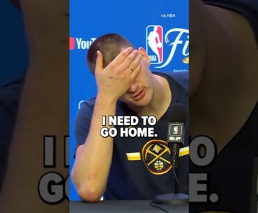 Jokic didn’t seem to care about winning the Finals 🤣 #nba #nbafinals #nuggets #jokic
