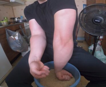 How I blew my forearms with rice (update)