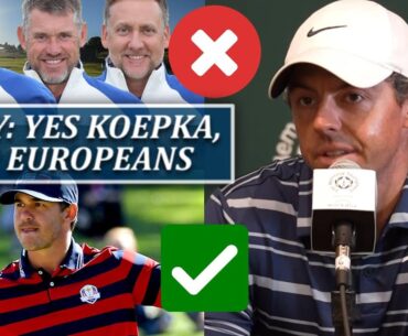 Rory McIlroy On LIV/Ryder Cup: Ok w/ Brooks Koepka, Not Former European Tour Stalwarts