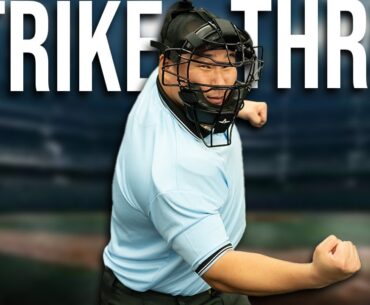 We Were Umpires In A Real Baseball Game!