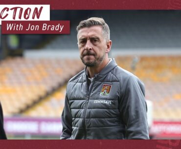 Jon Brady reflects on the loss to Port Vale