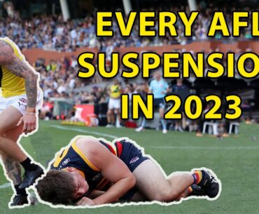 EVERY AFL Suspension in 2023 - Holding The Bull