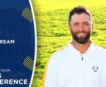 LIVE | Rahm, Hovland, Fleetwood, Aberg, Lowry, Straka Press Conference | Ryder Cup 2023