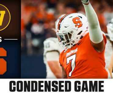 Western Michigan vs. Syracuse Condensed Game | 2023 ACC Football