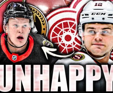 Alex DeBrincat CALLED OUT BY TIM STUTZLE, UNHAPPY BEHIND BRADY TKACHUK (Ottawa Senators, Red Wings)