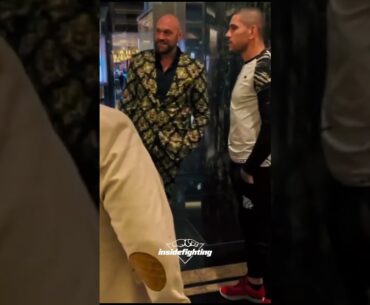 Tyson Fury can't believe how big Alex Pereira is in person, 'F***ing massive!'