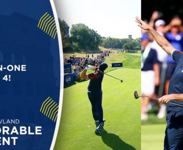 Viktor Hovland's Hits Hole-In-One on Par 4! | 2023 Ryder Cup