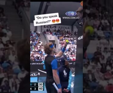 Andrey Rublev "Do you speak Russian?"