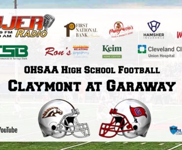 Claymont at Garaway  - OHSAA High School Football from WJER