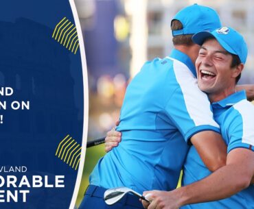 Viktor Hovland Chips in! | Ryder Cup 2023