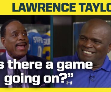 Lawrence Taylor missed the first quarter of a Giants game because he was playing golf!