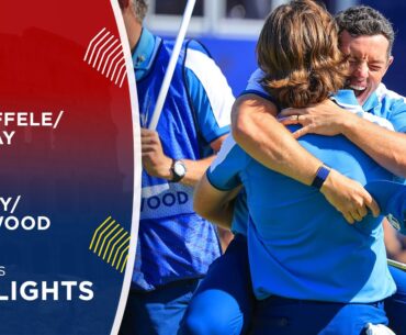 Schauffele/Cantlay vs McIlroy/Fleetwood Highlights | 2023 Ryder Cup