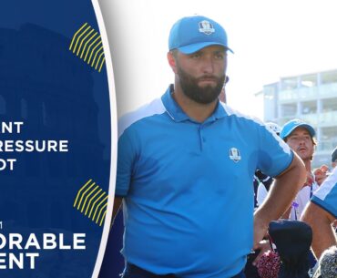 Jon Rahm Hits a Great Composed Drive to Lead Team Europe Out | 2023 Ryder Cup