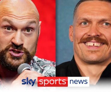 Tyson Fury and Oleksandr Usyk sign contracts for undisputed world heavyweight title fight