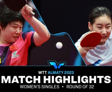 Yoo Siwoo vs Kuai Man | WS R32 | WTT Contender Almaty 2023
