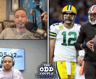 DEBATE: Who Will Have a Better Year, Aaron Rodgers or Deshaun Watson? | THE ODD COUPLE