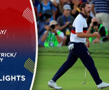Cantlay/Clark vs Fitzpatrick/McIlroy Highlights | 2023 Ryder Cup