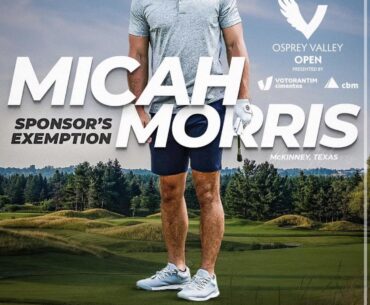 Micah got a sponsor exemption to play in PGA Tour Canada event, Osprey Valley Open. Post your score predictions.
