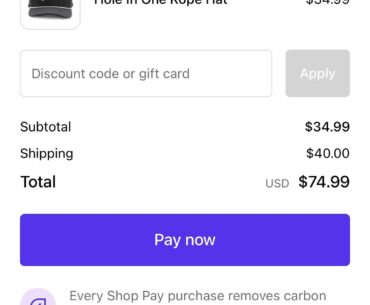 Shipping to Canada is more than the actual hat