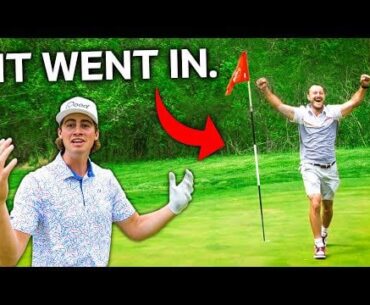 Someone Holed Out in a Tee Flip Golf Challenge..