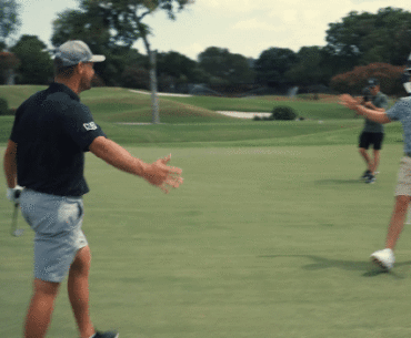 Garrett just bringing the positive vibes to this Bryson scramble.