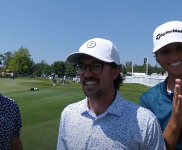 pov: you're at your very first pro-am hoping to win a prize and these goons show up
