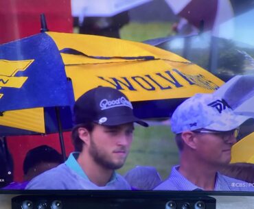 good good sighting while watching the rocket mortgage tourney 👍🏽