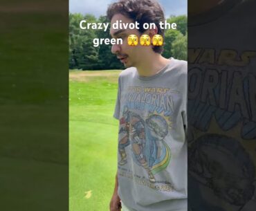 This divot was repaired to the best of our ability… #golf #divot