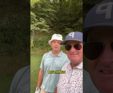 We got to play The Old White at The Greenbrier with @Drunkbytheturn founder Akili Johnson #LIVGolf
