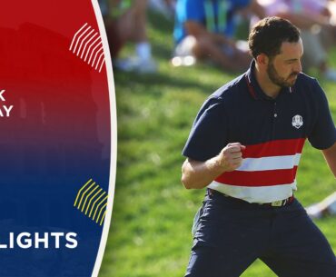 Patrick Cantlay vs Justin Rose Highlights | 2023 Ryder Cup