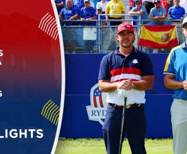 Brooks Koepka vs Ludwig Aberg Highlights | 2023 Ryder Cup