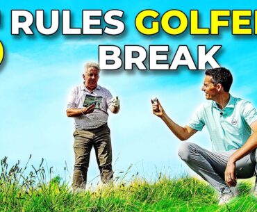 5 Rules Golfers ALWAYS Break!