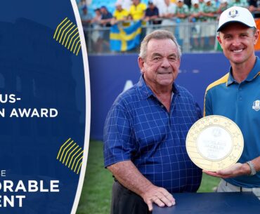 Justin Rose Wins Nicklaus-Jacklin Award Presented By AON | 2023 Ryder Cup