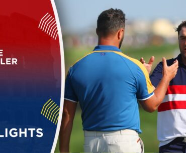 Scottie Scheffler vs Jon Rahm Highlights | 2023 Ryder Cup