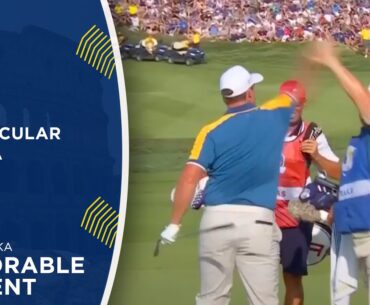 Superb Sepp Straka Chip-In | 2023 Ryder Cup