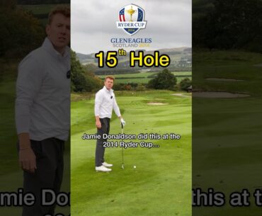 I (tried) to recreate the shot that won Europe the 2014 Ryder Cup… #golf #rydercup