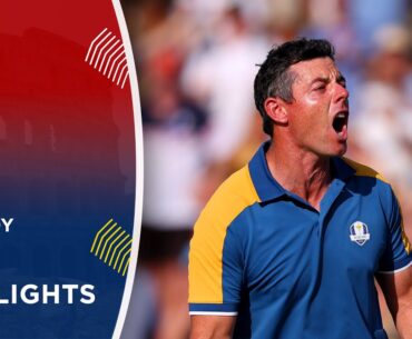 Sam Burns vs Rory McIlroy Highlights | 2023 Ryder Cup