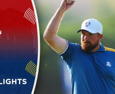 Jordan Spieth vs Shane Lowry Highlights | 2023 Ryder Cup