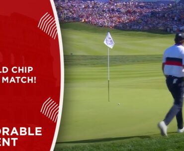 Max Homa Walks Away to Shake Hands Before Ball Goes In! | 2023 Ryder Cup