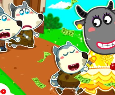 Broke Wolfoo was Adopted by Rich Mom! My Mommy - Wolfoo Kids Stories @wolfoofamilyofficiall