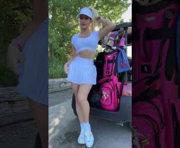 Paige Spiranac  #golf #golfswing
