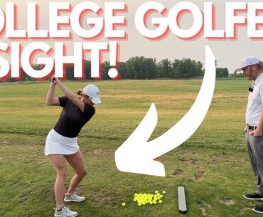 Watch This Collegiate Golfer Make Big Moves!!