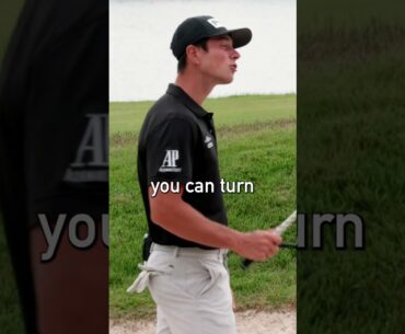 Viktor Hovland gives his bunker shot secrets