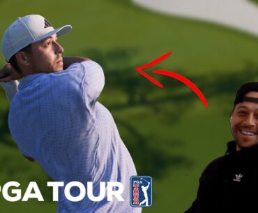 How Good are Pro-Golfers at EA SPORTS PGA TOUR? ft. Xander Schauffele