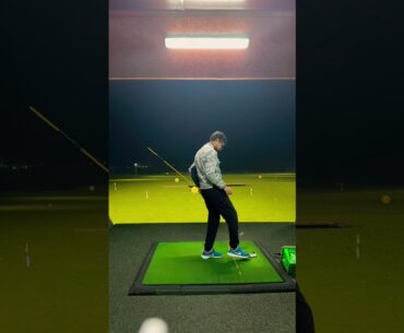 Alignment stick drill for improved takeaway and rotation #golf #golfer #golfswing