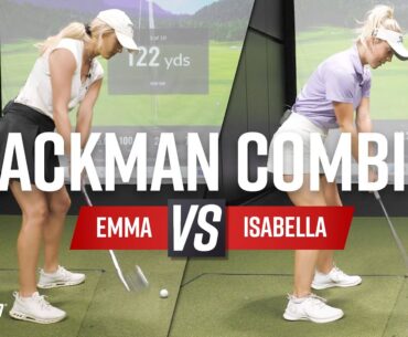 TRACKMAN COMBINE GOLF CHALLENGE w/ Emma Carpenter & Bella McCauley