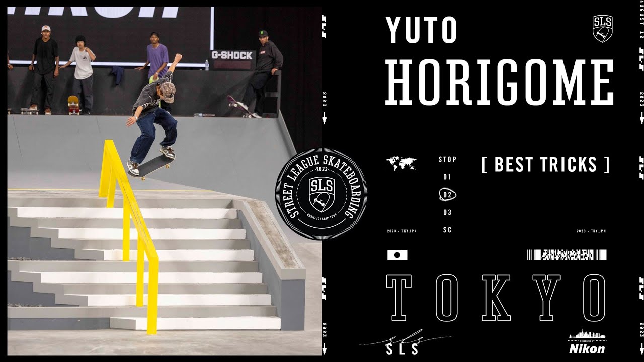Yuto Horigome Wins SLS Tokyo 2023 Best Tricks FOGOLF FOLLOW GOLF